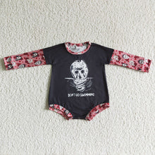 Load image into Gallery viewer, Baby girls Halloween flower rompers (can choose headband here)