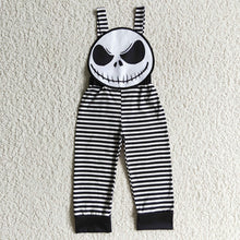 Load image into Gallery viewer, Baby boys Halloween black stripe jumpsuits