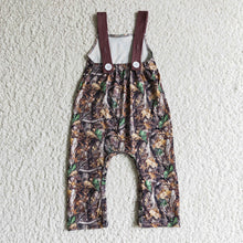 Load image into Gallery viewer, baby boys camo deer jumpsuits overalls