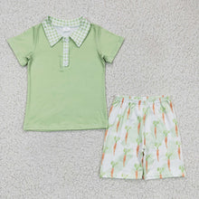 Load image into Gallery viewer, Baby Boys Easter Carrot shorts sets