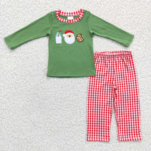 Load image into Gallery viewer, Baby Boys Christmas Santa Cookie Pants Clothes Sets