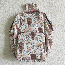 Load image into Gallery viewer, Adult western pink heifer cow back pack bags