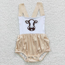 Load image into Gallery viewer, Baby Boys Western Cow Rompers