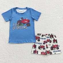 Load image into Gallery viewer, Baby Boys Field Dreams Summer Shorts Sets