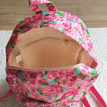 Load image into Gallery viewer, Hotpink flower rose back bags