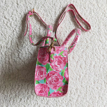 Load image into Gallery viewer, Pink flower rose baby girls cute western bags