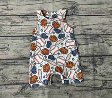 Load image into Gallery viewer, Baby Boys Baseball Sleeveless Rompers