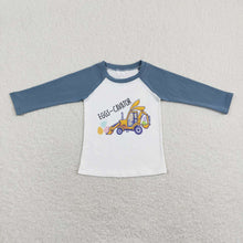 Load image into Gallery viewer, Baby Boys Easter Eggs-cavator Spring Tee Shirts Tops