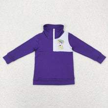 Load image into Gallery viewer, Baby Boys Mardi Gras Dogs Zip Pullovers Tops