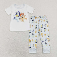 Load image into Gallery viewer, Baby Boys Dog Short Sleeve Shirt Pants Pajamas Outfits Clothing Sets