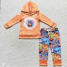 Load image into Gallery viewer, Baby Boys Halloween Cartoon Pumpkin Pants Clothes Sets