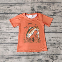Load image into Gallery viewer, Baby Boys Fishing Short Sleeve Tee Shirts Tops
