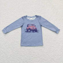 Load image into Gallery viewer, Baby Boys Blue Red Tractor Long Sleeve Tee Shirts Tops