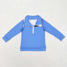 Load image into Gallery viewer, Baby Boys Baseball Long Sleeve Zip Pullovers Shirts