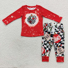 Load image into Gallery viewer, Baby Boys Christmas Red Ball Pants Clothes Sets