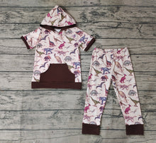 Load image into Gallery viewer, Baby Boys Hoodie Dinosaur Pants Clothes Sets