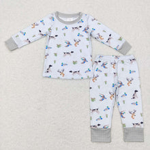Load image into Gallery viewer, Baby Boys Deer Duck Tee Top Pants Pajamas Clothes Sets