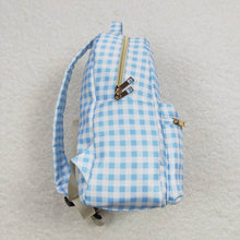 Load image into Gallery viewer, Baby Boys Children Blue Checkered Back Bags
