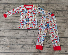 Load image into Gallery viewer, Baby Boys Christmas Dog Hats Top Pants Pajamas Clothes Sets