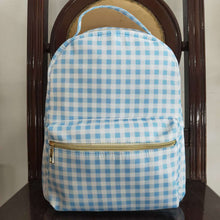 Load image into Gallery viewer, Baby Boys Children Blue Checkered Back Bags