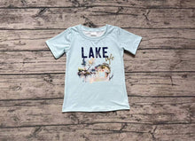 Load image into Gallery viewer, Baby Boys Fishing Lake Blue Top Tee Shirts