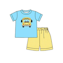 Load image into Gallery viewer, Baby boys back to school shorts sets