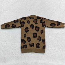 Load image into Gallery viewer, Baby Children Fall Leopard Woolen Cardigan Sweaters