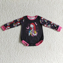 Load image into Gallery viewer, Baby girls Halloween butterfly long sleeve rompers