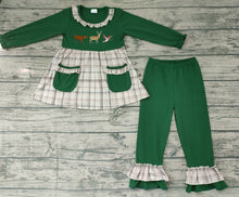 Load image into Gallery viewer, Baby girls duck deer dog hunting pants clothes sets