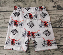 Load image into Gallery viewer, Baby boys western cow swimsuits trunk