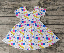 Load image into Gallery viewer, Baby girls back to school twirl dresses