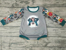 Load image into Gallery viewer, Baby girls Halloween singer long sleeve rompers