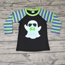 Load image into Gallery viewer, Baby Boys Halloween ghost long sleeve shirts