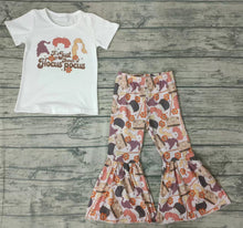 Load image into Gallery viewer, Baby Girls bunch of witch Halloween bell pants sets