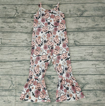 Load image into Gallery viewer, Baby girls Halloween pumpkin basket jumpsuits