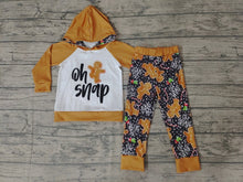 Load image into Gallery viewer, Baby Boys Oh Snap Christmas hoodie pants clothes sets