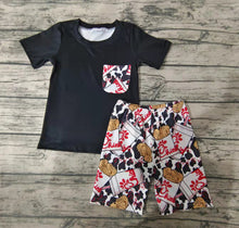 Load image into Gallery viewer, Baby boys chick pocket summer shorts sets