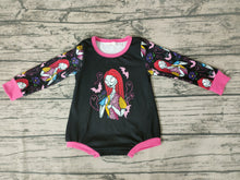 Load image into Gallery viewer, Baby girls Halloween butterfly long sleeve rompers