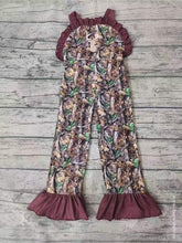 Load image into Gallery viewer, baby girls camo deer jumpsuits overalls