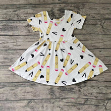 Load image into Gallery viewer, Baby girls back to school pencil dresses
