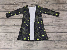 Load image into Gallery viewer, Baby girls Halloween spider jackets cardigans