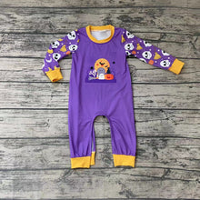 Load image into Gallery viewer, Baby boys halloween ghost pumpkin rompers