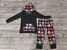 Load image into Gallery viewer, Halloween baby boys hooded fall clothes sets