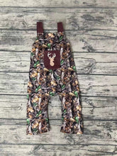Load image into Gallery viewer, baby boys camo deer jumpsuits overalls