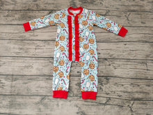 Load image into Gallery viewer, Baby girls Christmas santa milk rompers
