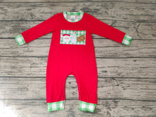 Load image into Gallery viewer, Baby boys Christmas santa milk rompers