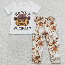 Load image into Gallery viewer, Baby Boys Howdy Pumpkin Pants Clothes Sets