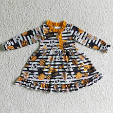 Load image into Gallery viewer, Baby girls Halloween witches gowns dresses