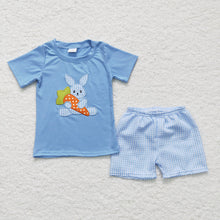Load image into Gallery viewer, Baby Boys Easter rabbit shorts sets clothes sets