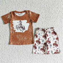 Load image into Gallery viewer, Baby boys western shorts sets
